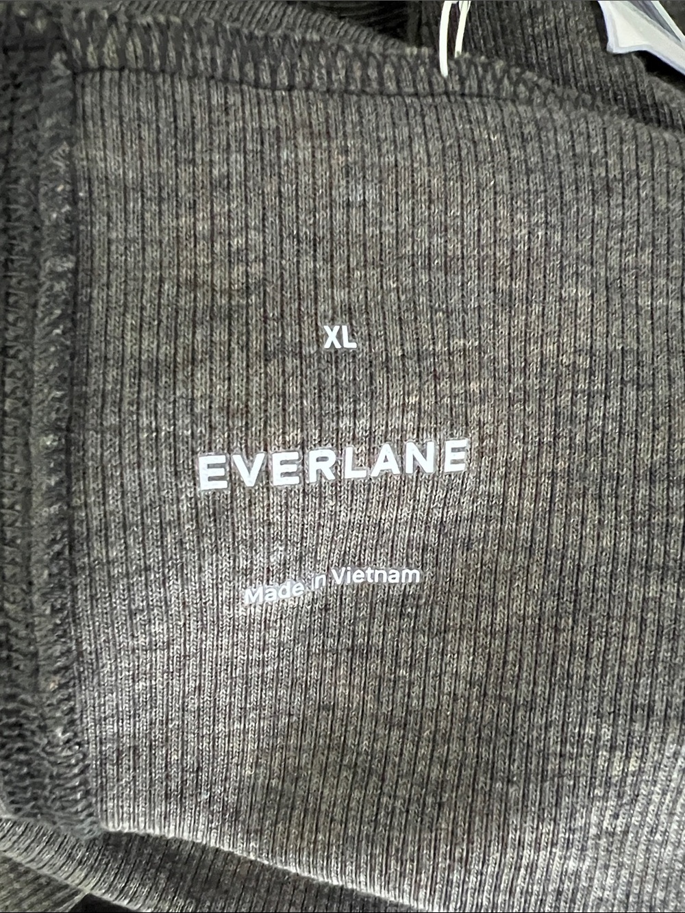 New Everlane The Luxe Rib Turtleneck in Washed Heathered Fatigue Size XL - Picture 5 of 11